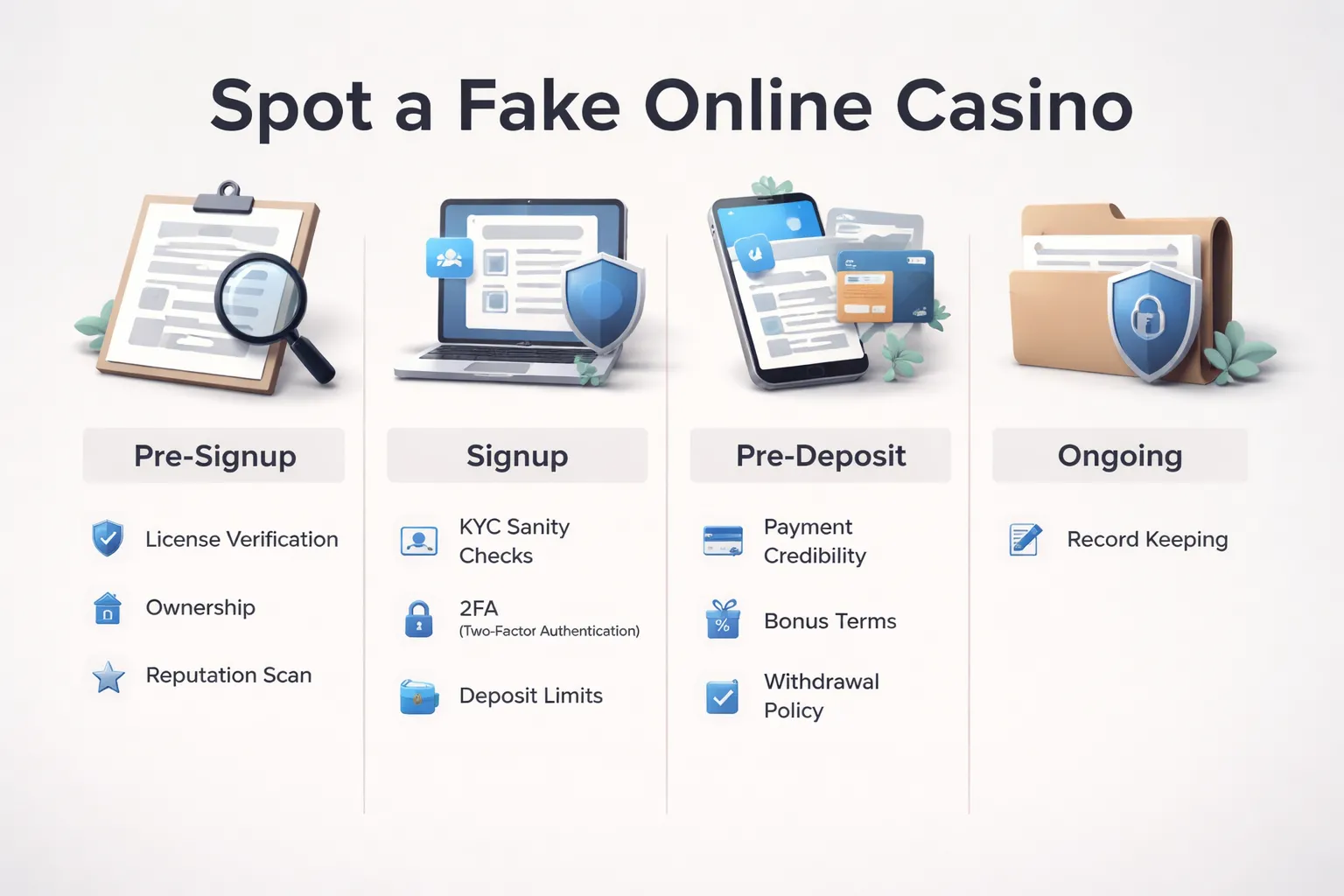A practical checklist: how to spot a fake online casino before you sign up
