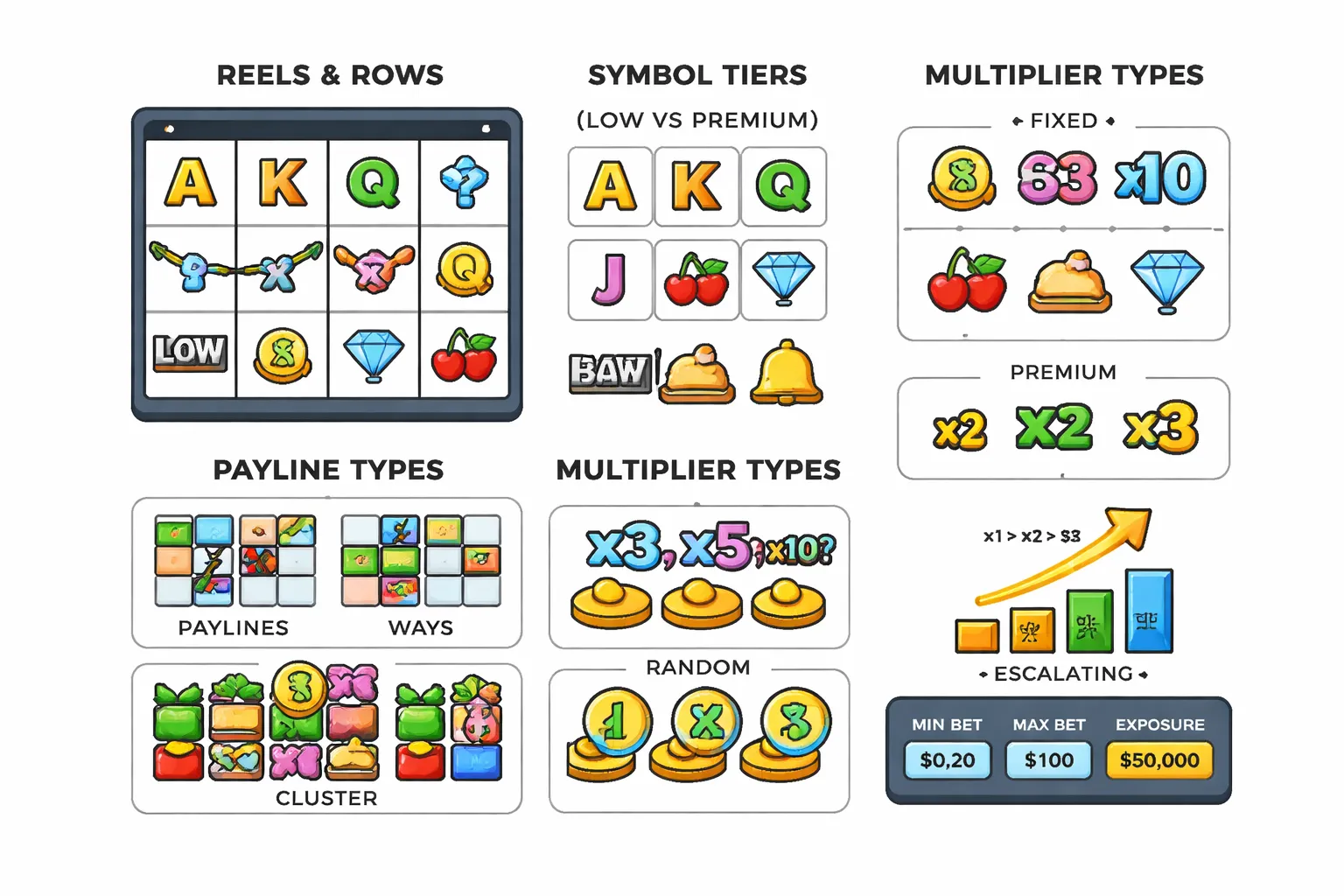 Anatomy of a slot: reels, symbols, and payout structure