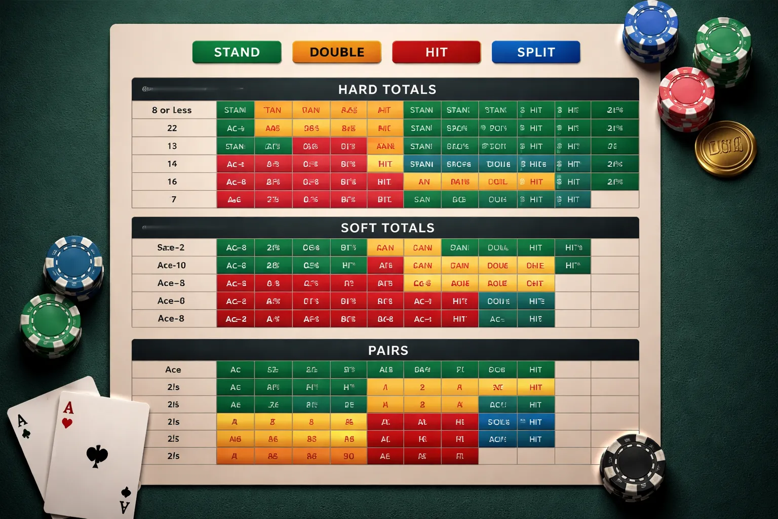 Basic Strategy for Online Blackjack (Beginner-Friendly)