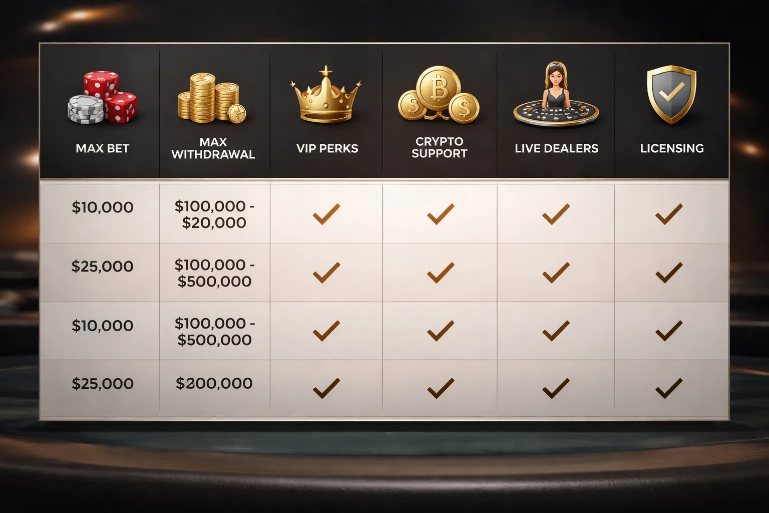 Best Online Casinos for High Rollers: Our Shortlist and How We Chose Them