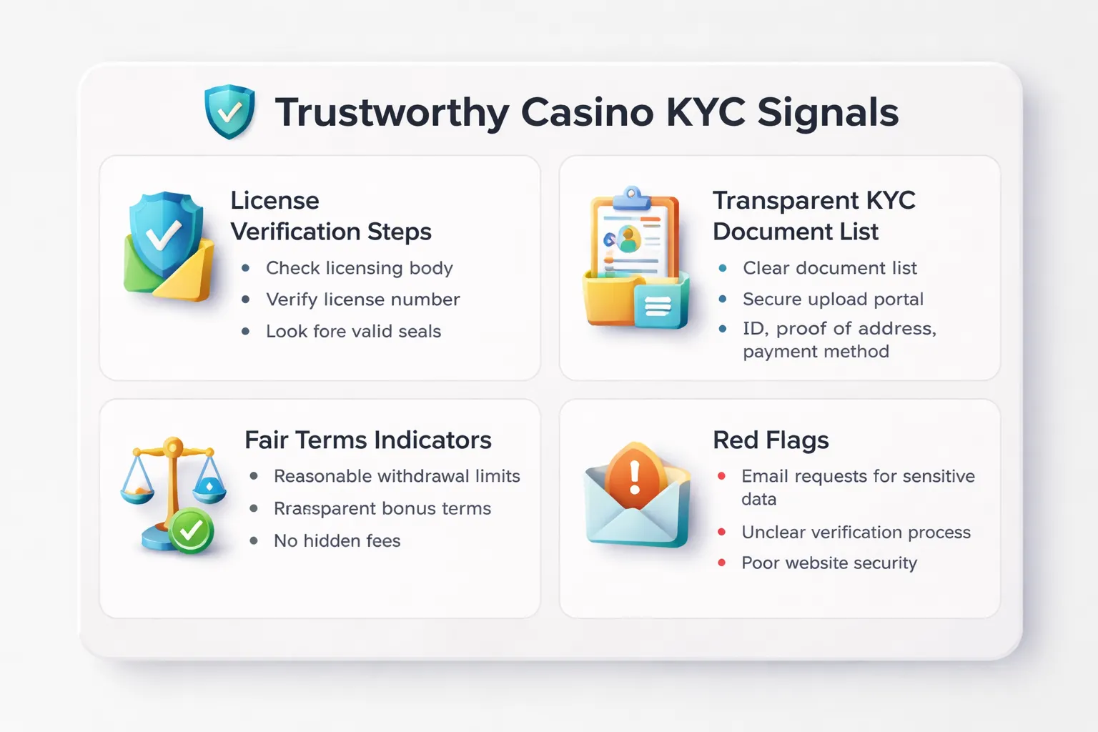 Choosing a trustworthy casino: KYC as a quality signal
