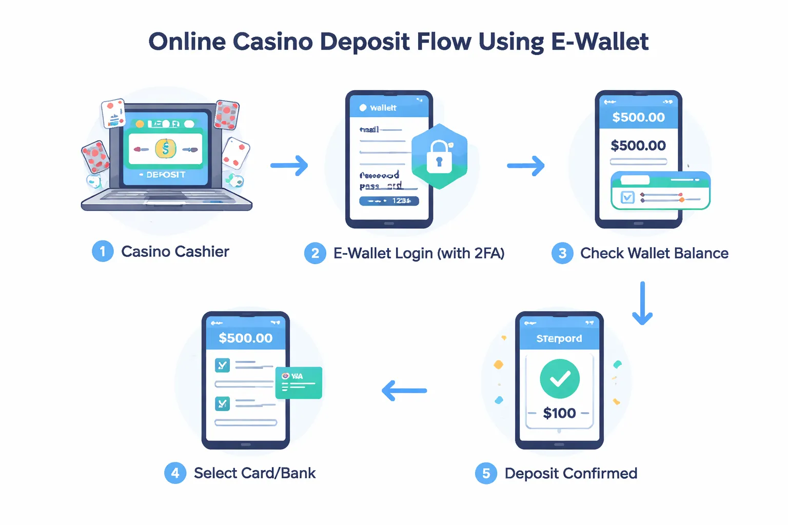 Deposit with e-wallets (PayPal, Skrill, Neteller and similar)