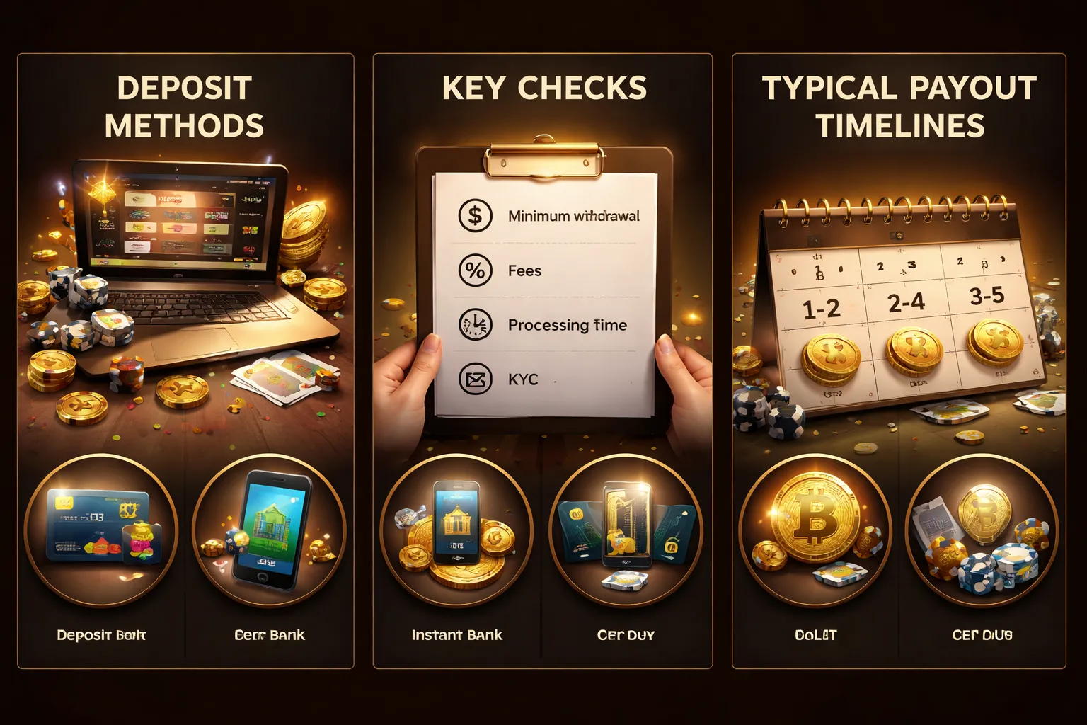 Deposits and withdrawals made easy: best payment methods for new players