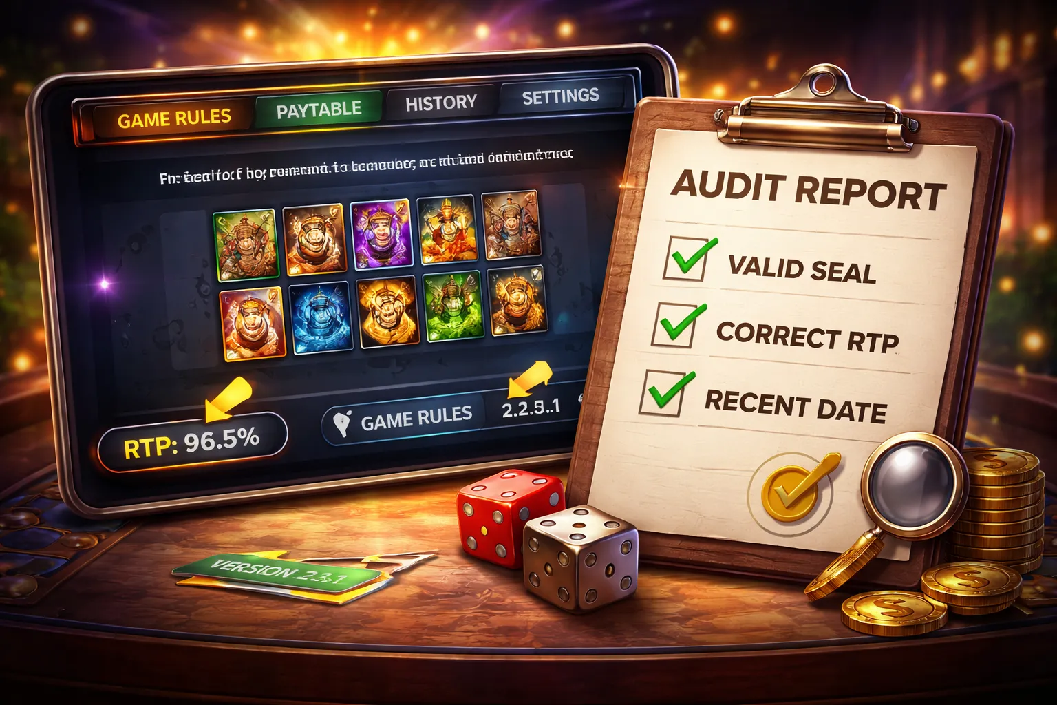 Game fairness: RNG, RTP, and independent testing