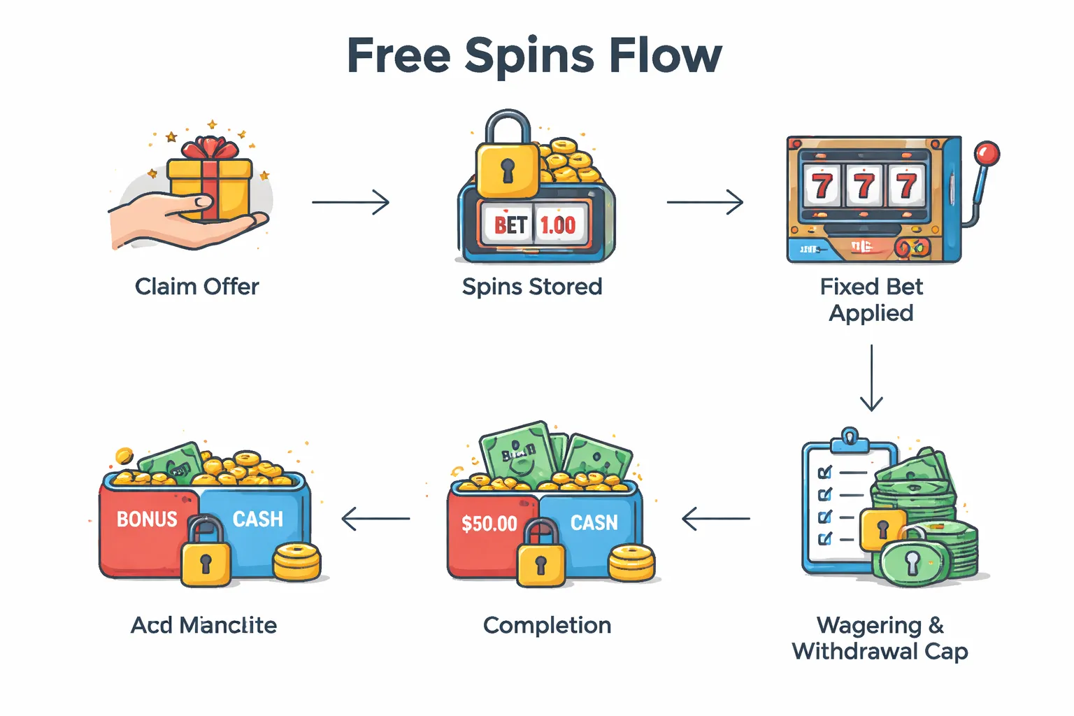 How free spins work in practice