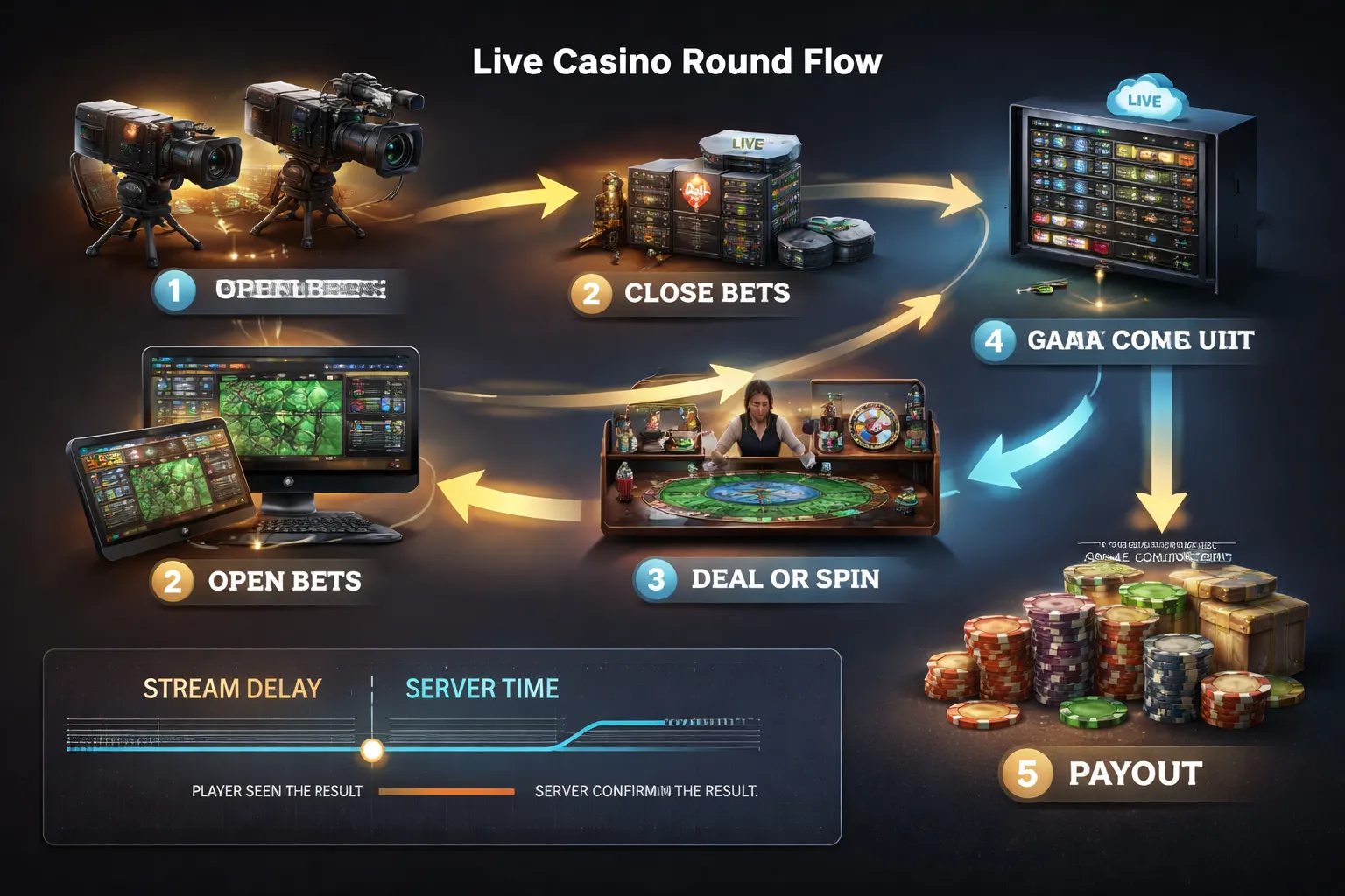 How Live Dealer Games Work: From Stream to Payout