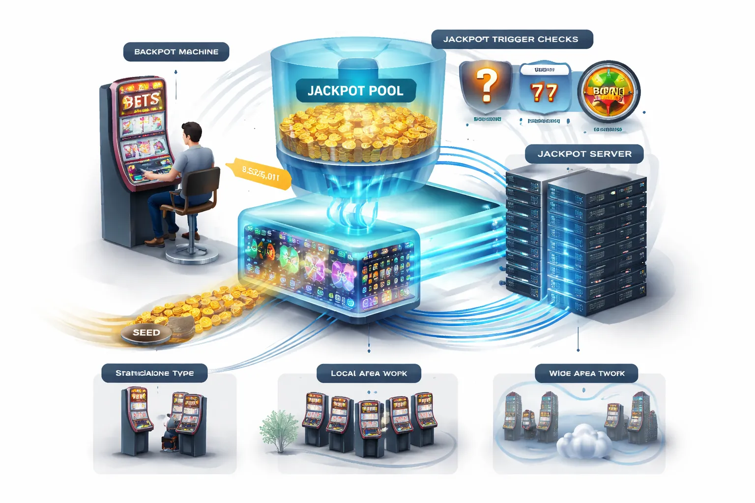 How progressive jackpot slots work behind the scenes