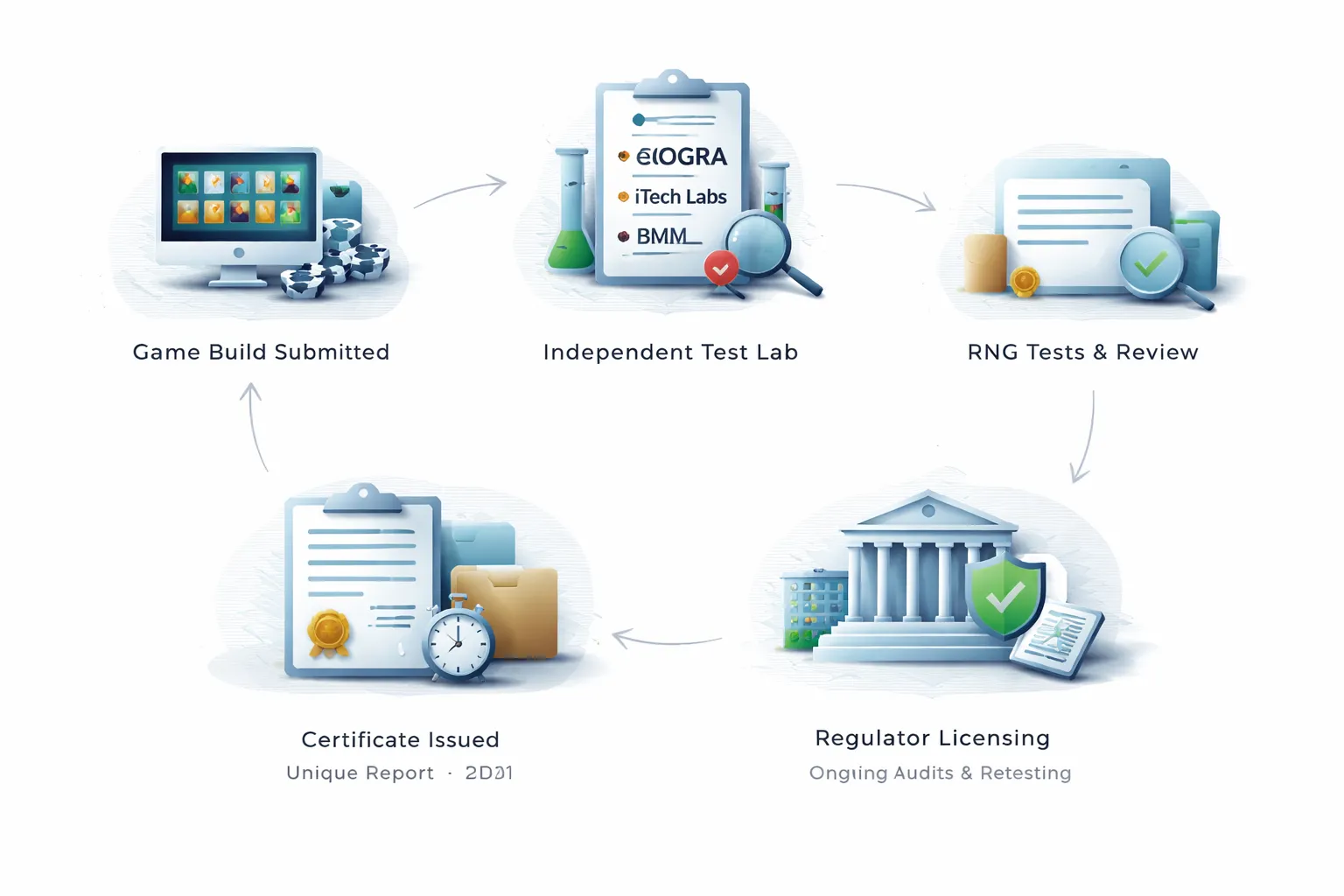 How RNG fairness is ensured: audits, labs, and certifications