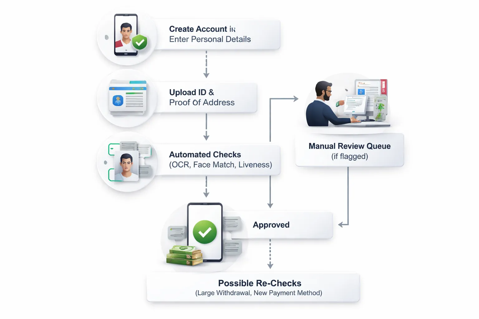 How the online casino verification process works (step-by-step)