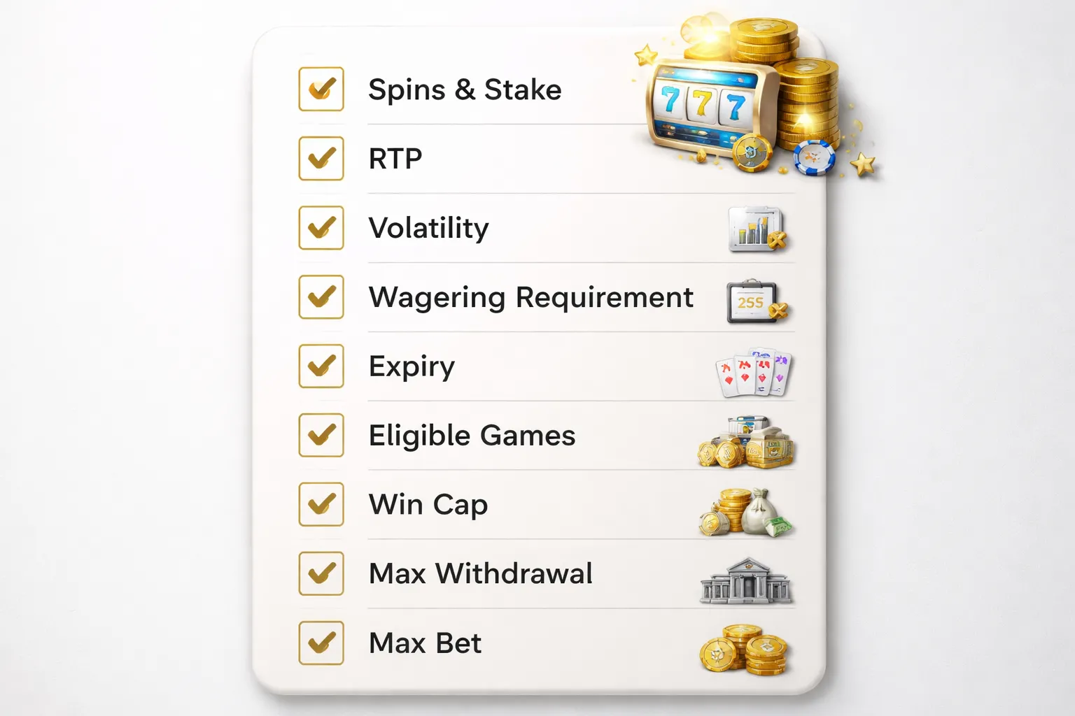 How to choose the best free spins offer (a quick evaluation framework)