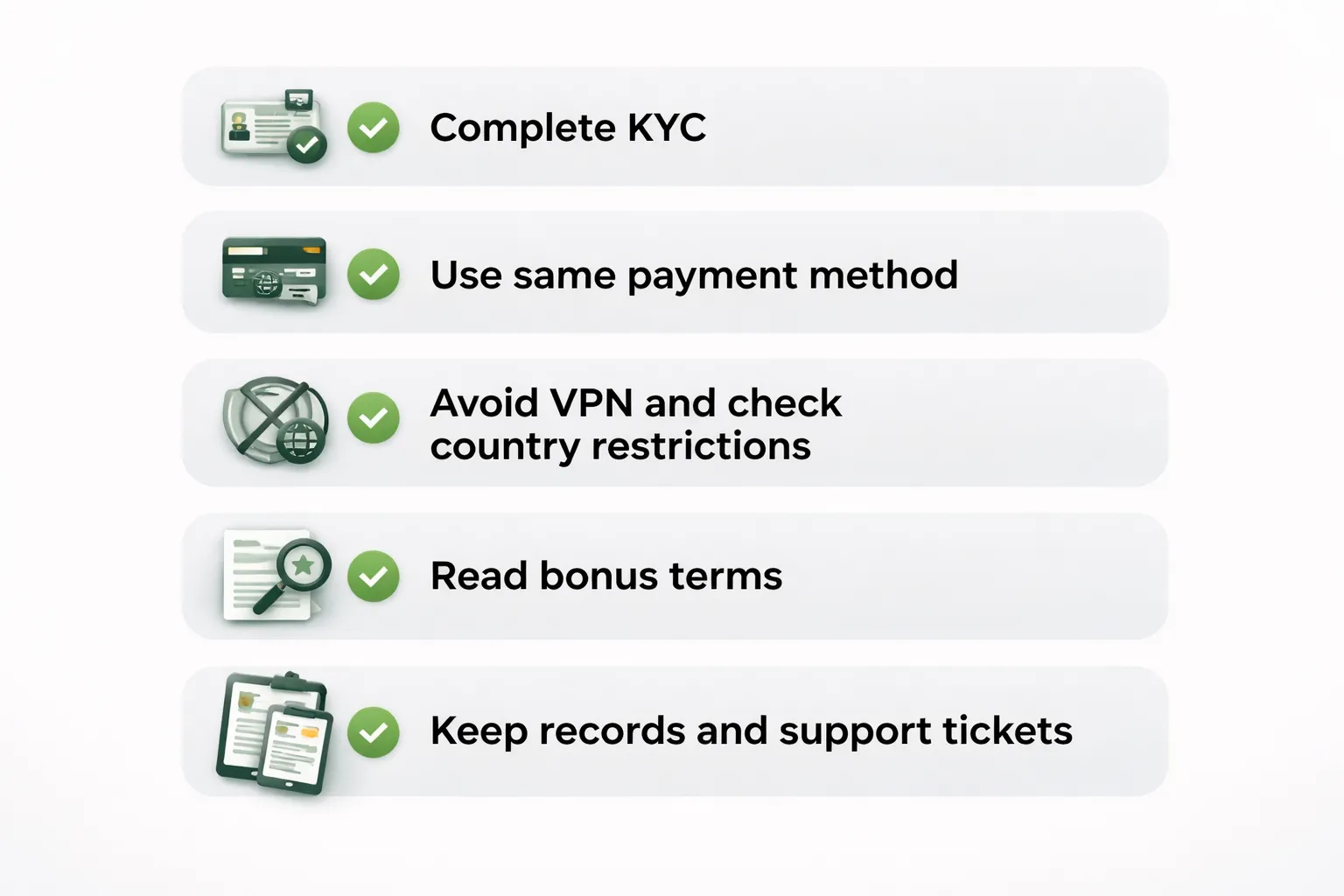 How to Prevent Future Withdrawal Rejections