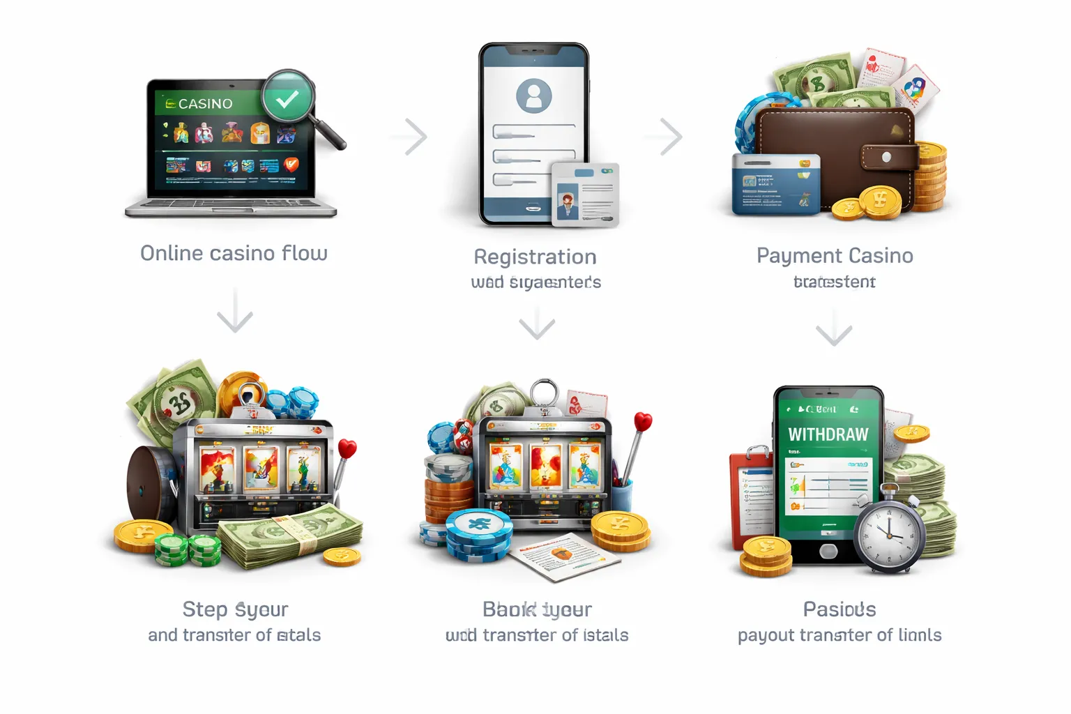 How to start playing casino games online step by step