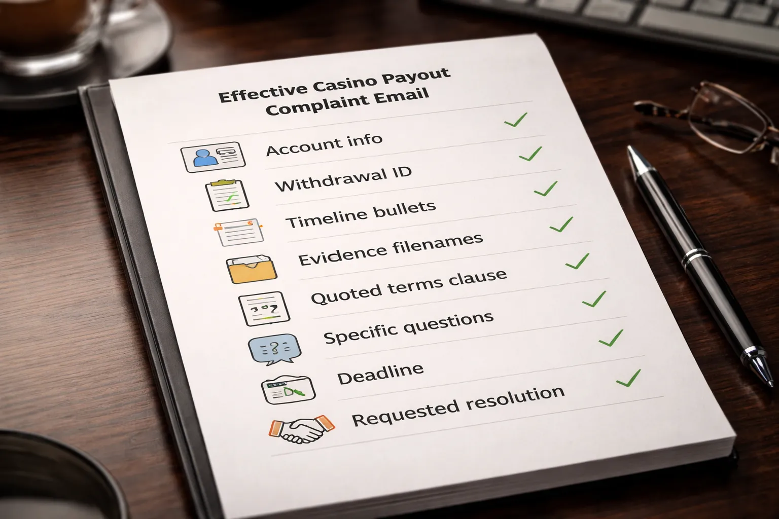 How to Write an Effective Complaint to the Casino (Template + Tips)
