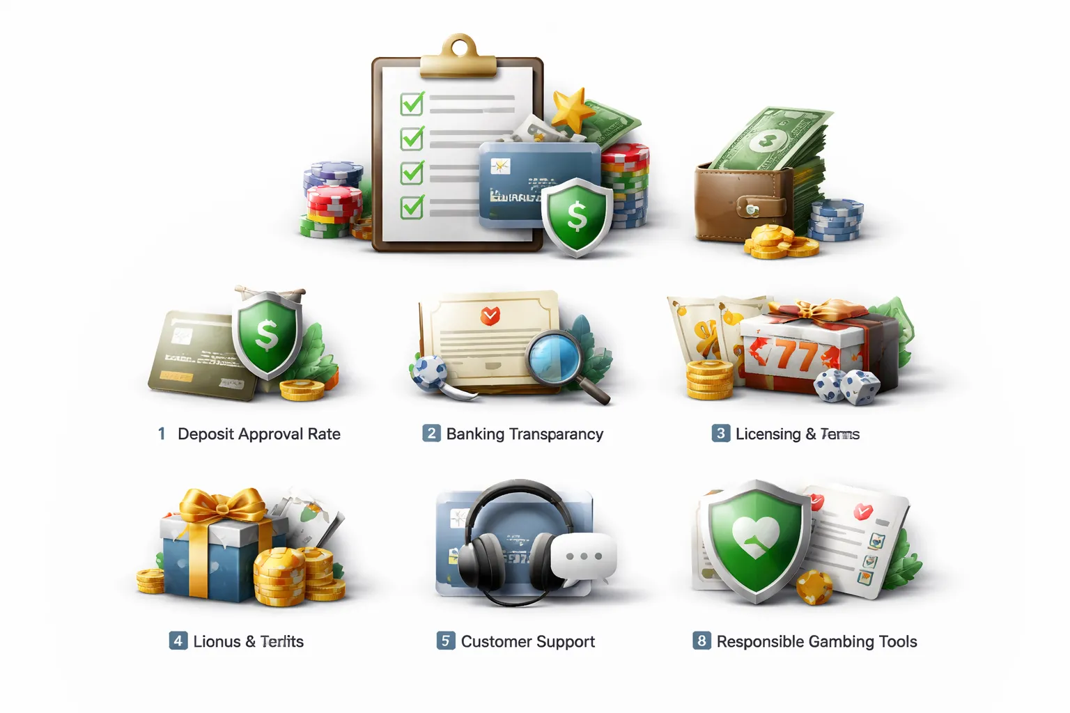 How we rank the best online casinos that accept credit cards