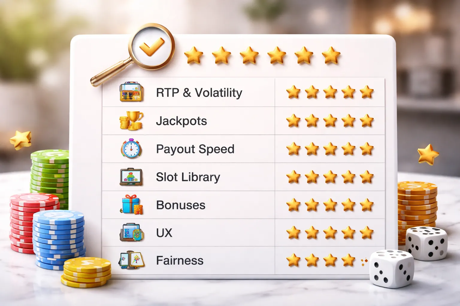 How We Rank the Best Online Casinos for Slots (Methodology & Testing)