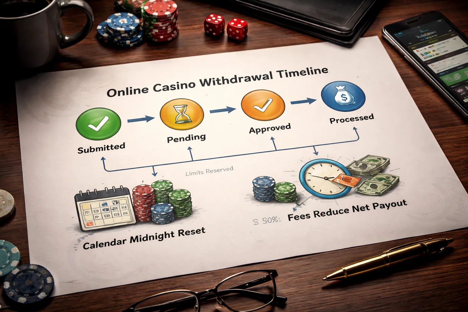 How withdrawal limit resets and queues actually work