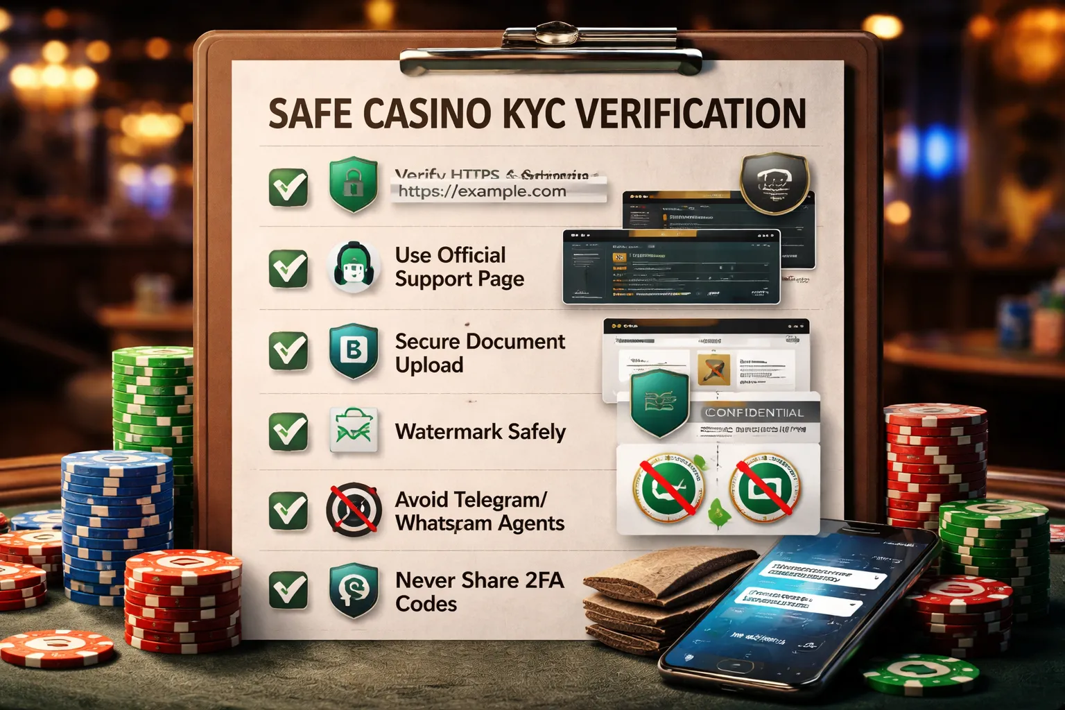 Privacy, security, and data protection during casino verification
