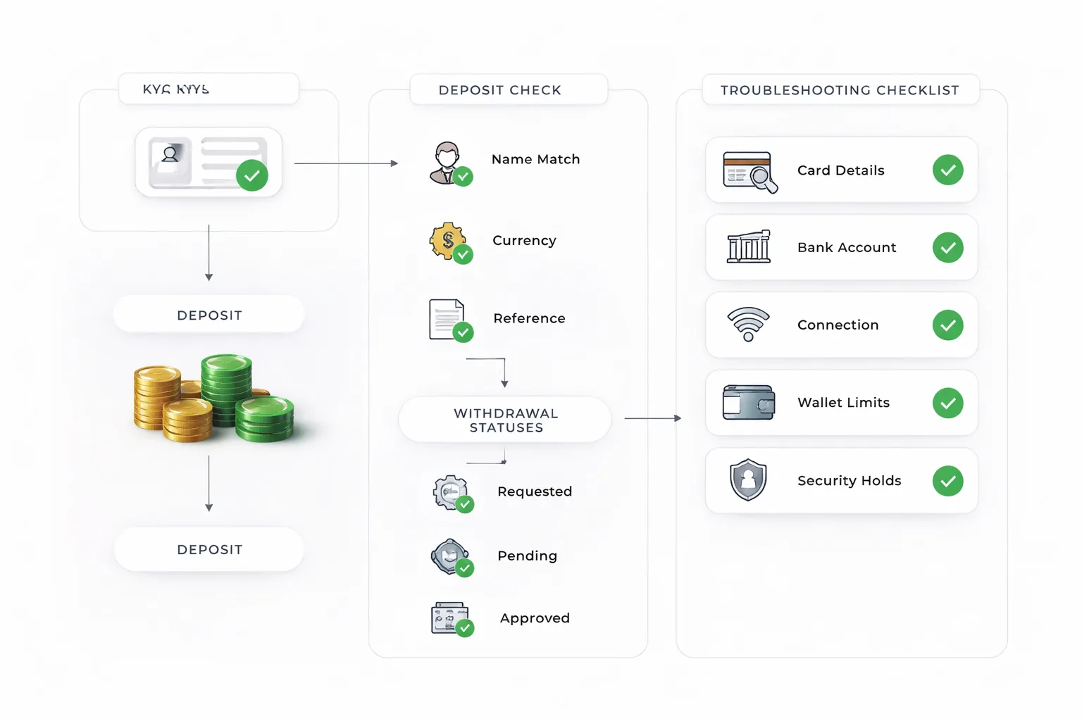 Step-by-Step: Deposit and Withdraw Without Delays
