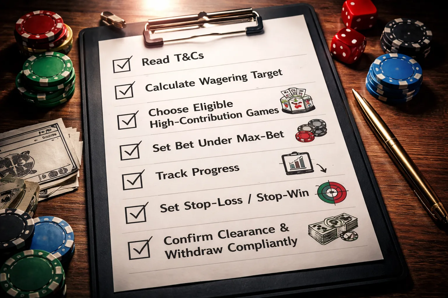 Step-by-step: how to clear wagering requirements without breaking rules