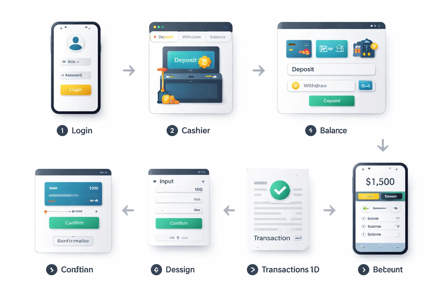 Step-by-step: the universal deposit process (works for any method)