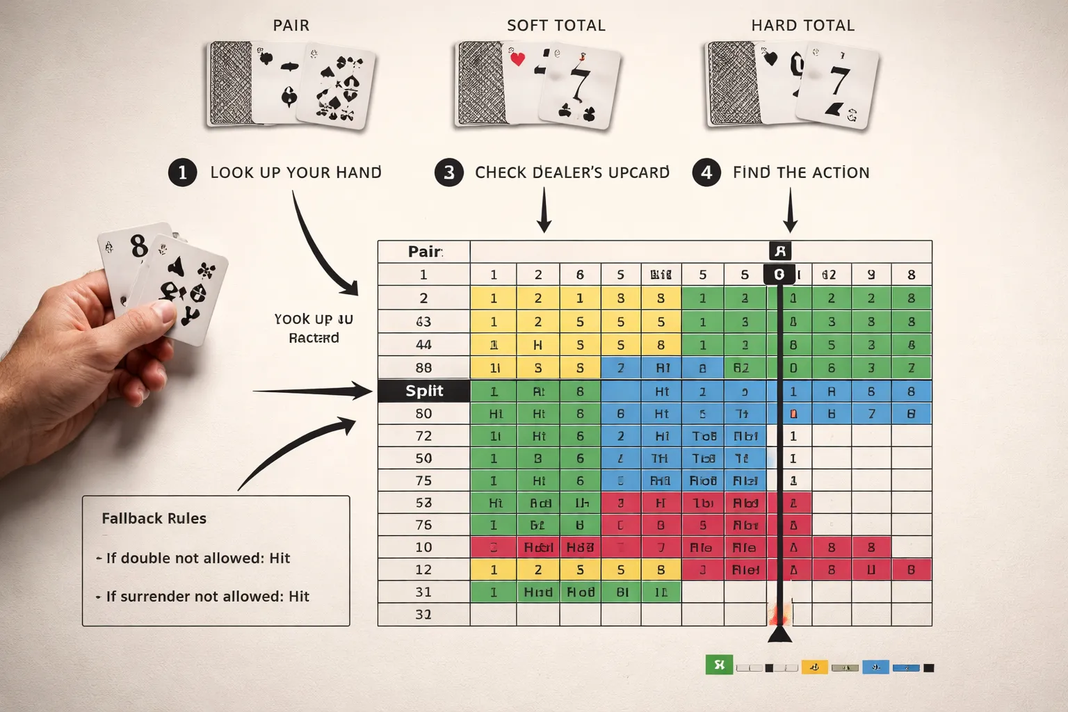 Step-by-Step: Using the Chart During Real Play
