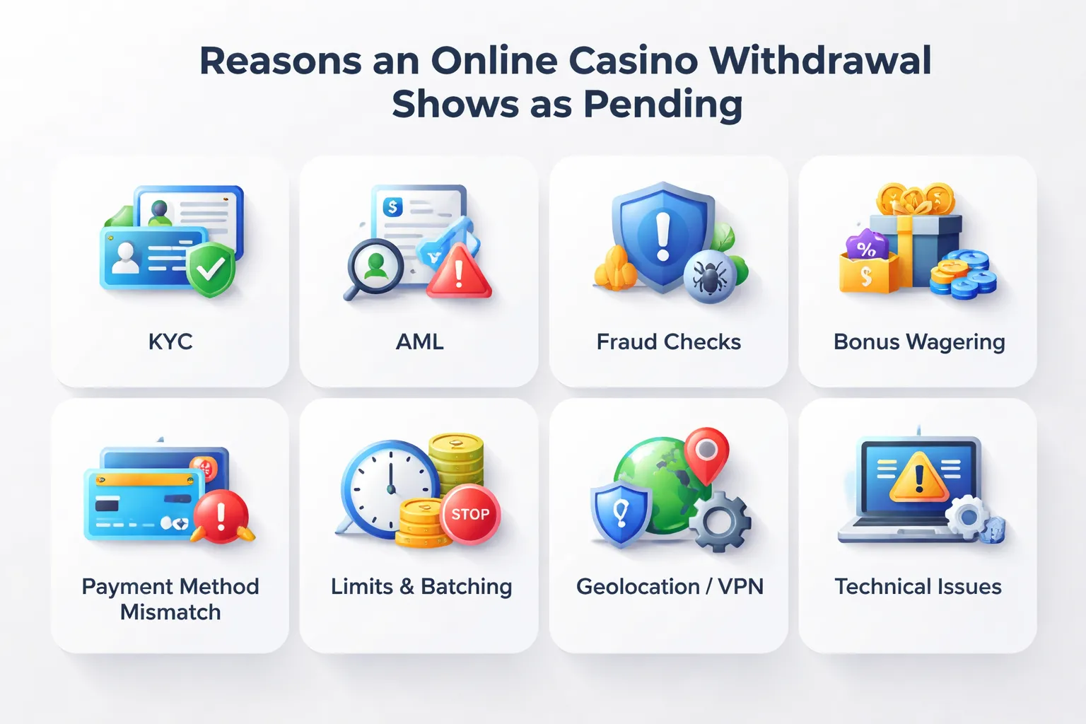 The Most Common Reasons Your Online Casino Withdrawal Is Pending