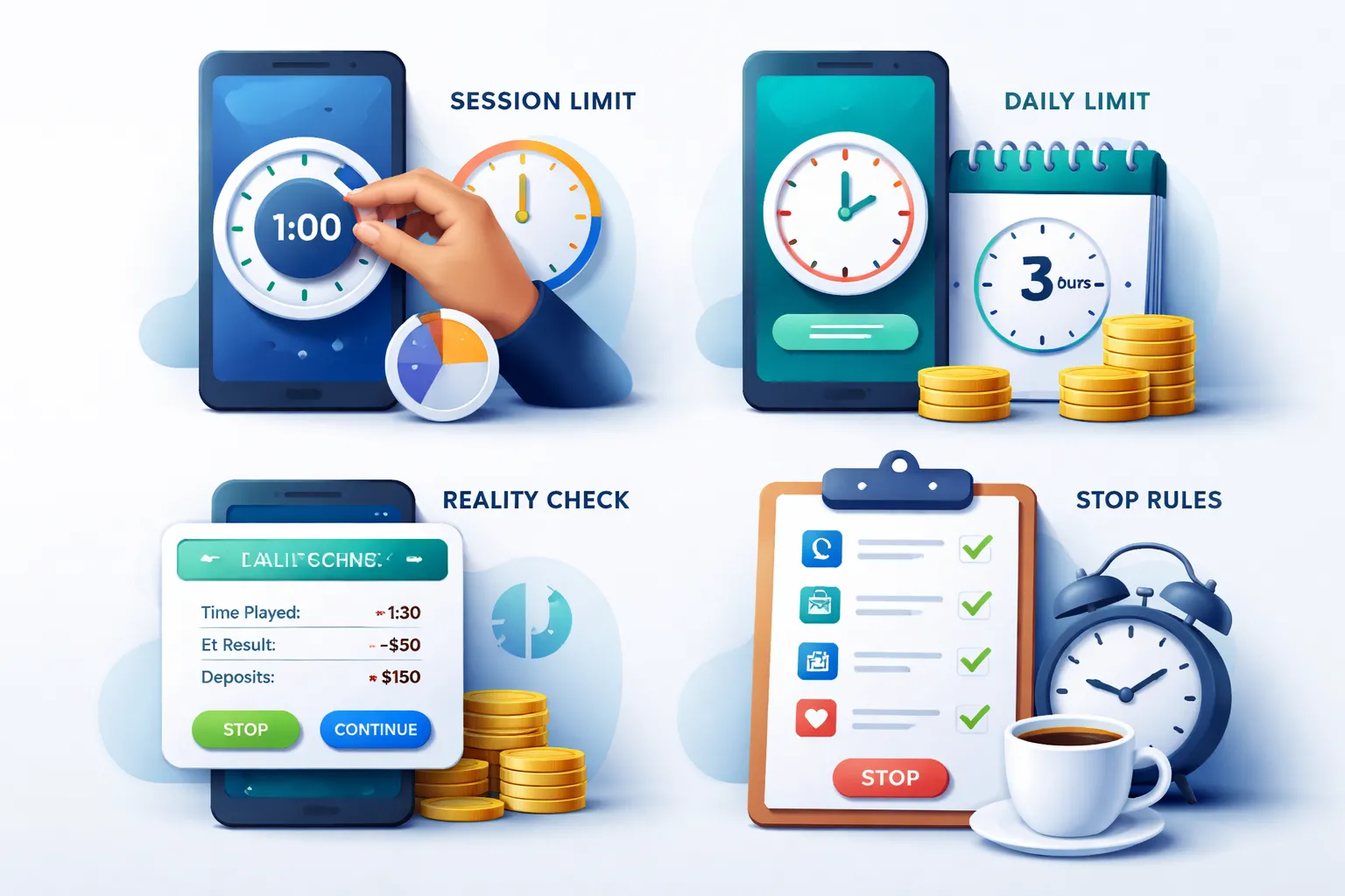 Time Limits, Session Timers, and Reality Checks