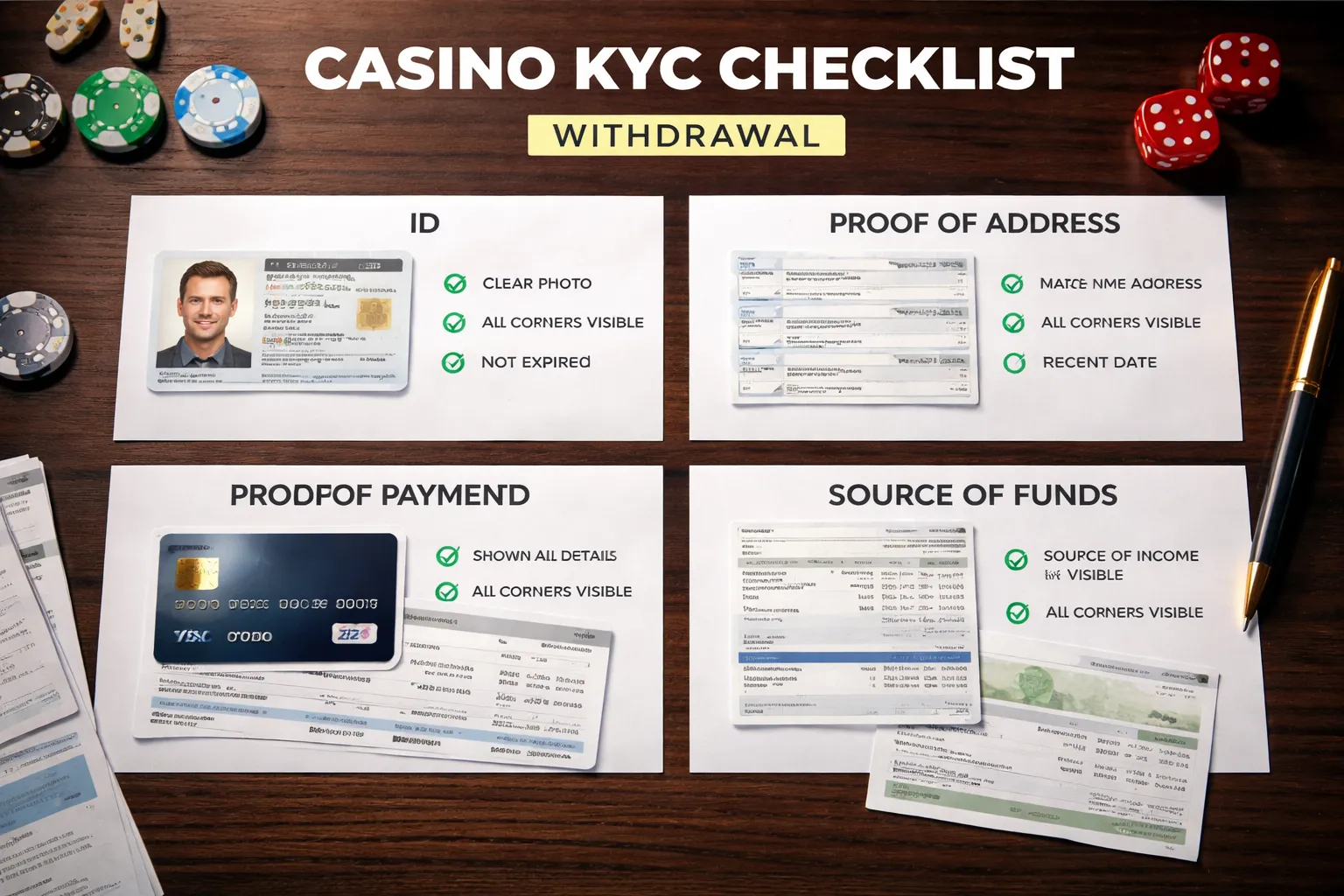 Verification (KYC) Problems: The Most Common Cause of Rejected Cashouts