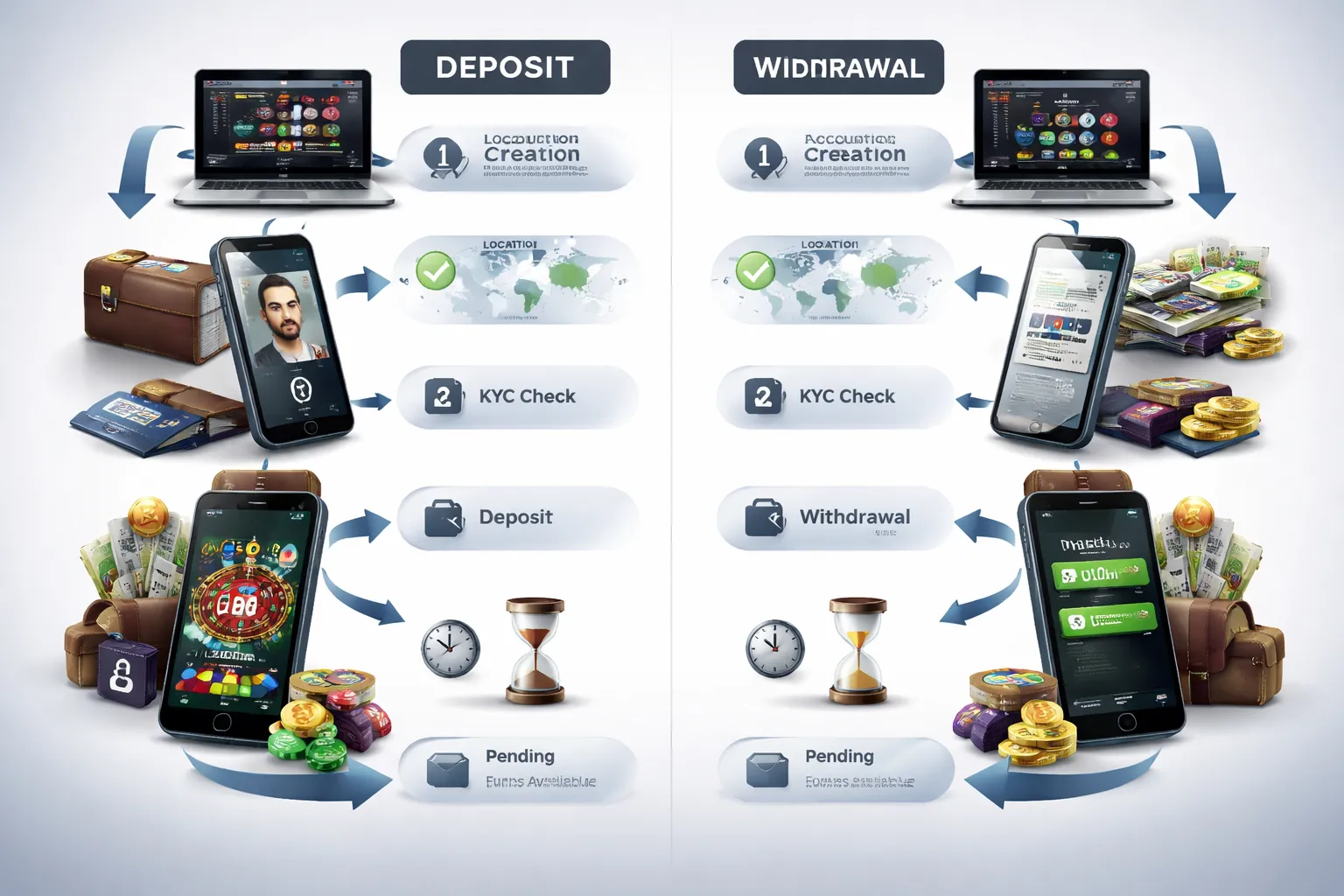 What “depositing at an online casino” means (and what you need first)