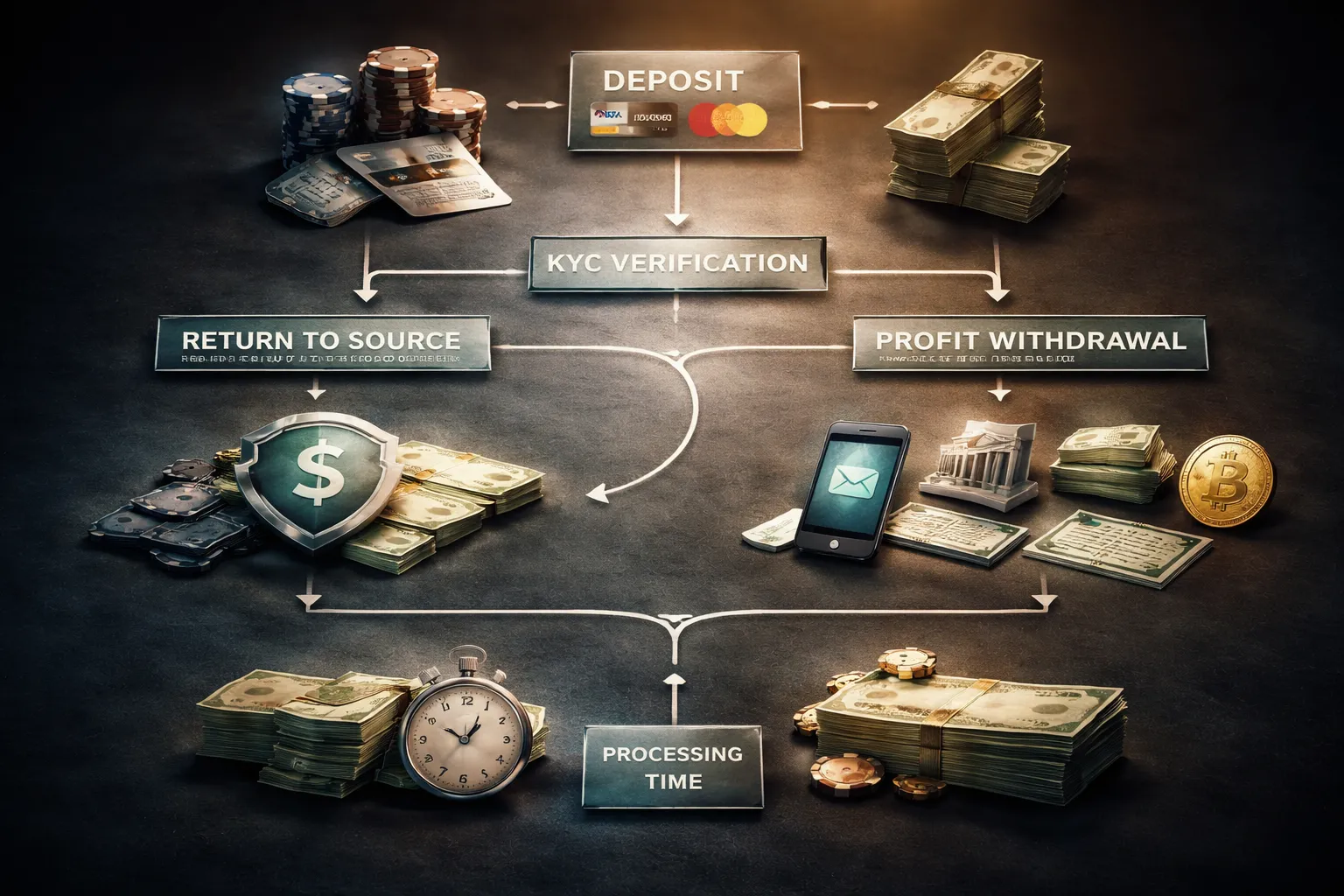 Withdrawals at credit card casinos: what’s actually possible